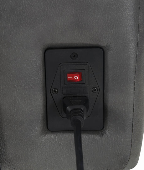 Side angle showing the sinuous springs design under seat cushions