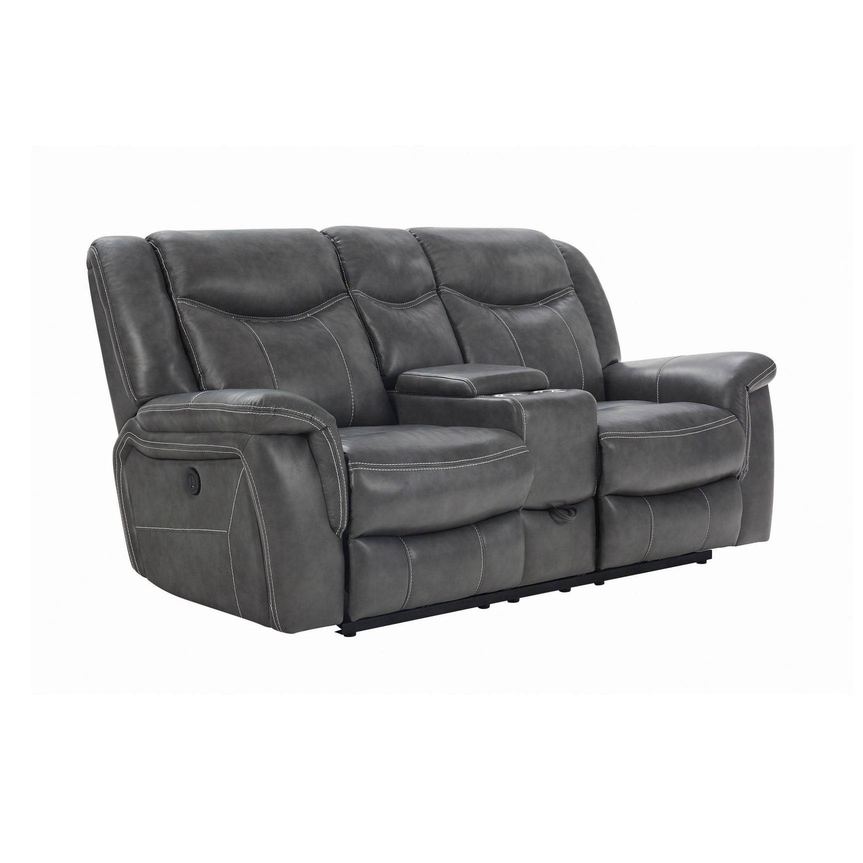 Motion loveseat reclining position