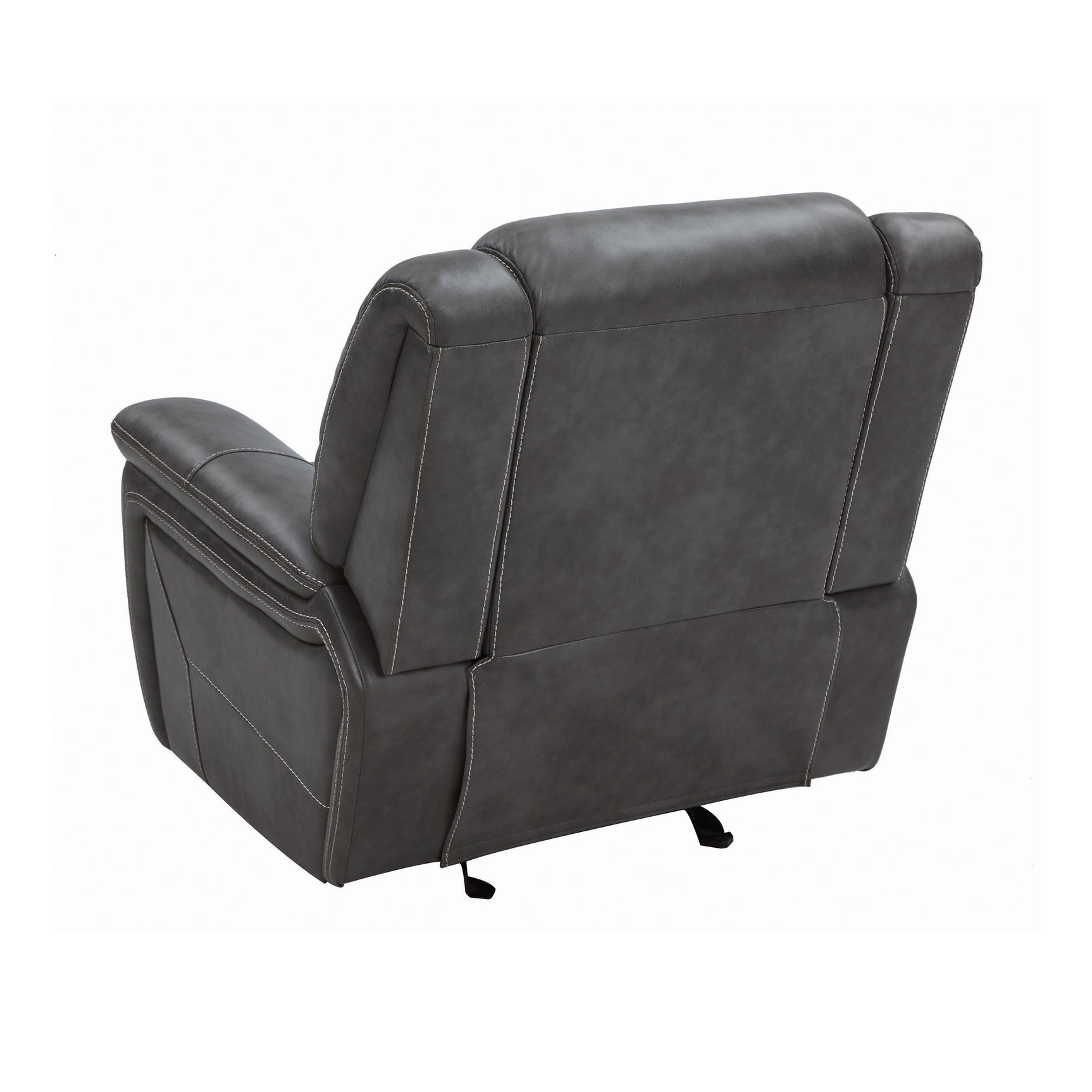 Conrad Grey Motion Glider Recliner showcasing manual lever