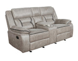 Drop-down center table with cupholders