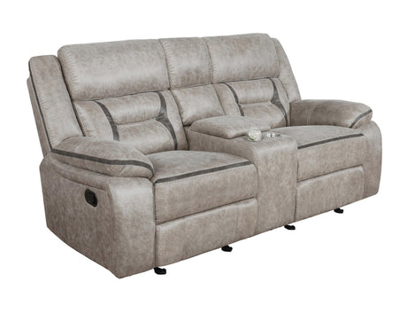 Drop-down center table with cupholders