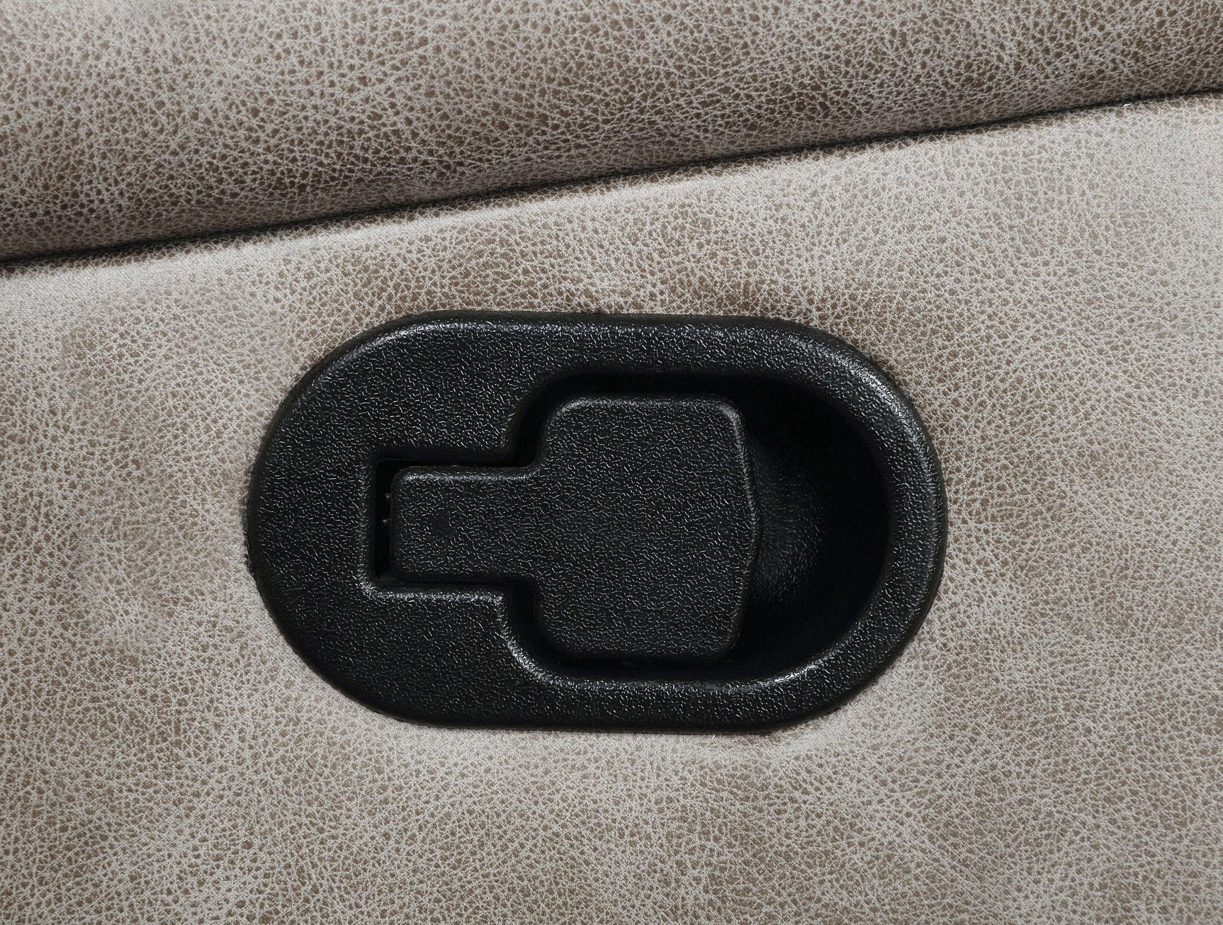 Close-up of tufted upholstery on Greer sofa
