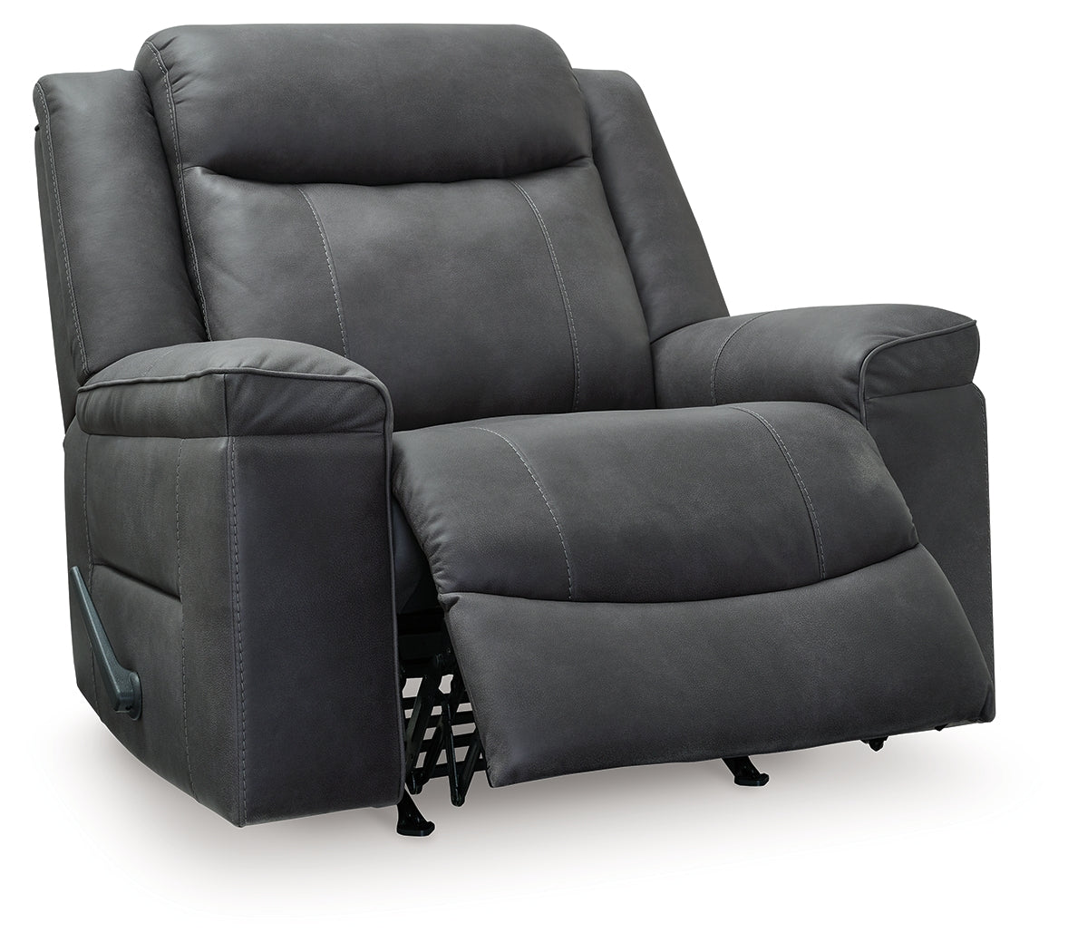 Reclined position view of Status Check Shadow recliner