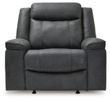 Front close-up view of Status Check Shadow recliner