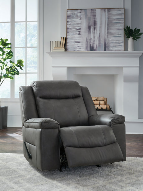 Open position side view of Status Check Shadow recliner