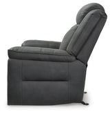Alternate side view of Status Check Shadow recliner