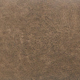 Stockworth Earth Faux Leather Recliner upholstery swatch