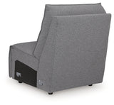 Sectional showing Easy View™ adjustable headrest