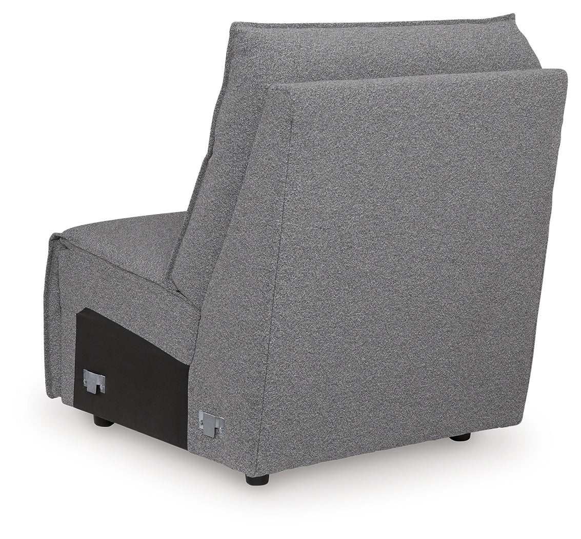 Sectional showing Easy View™ adjustable headrest