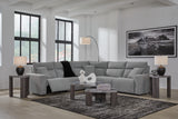 Power armless recliner sectional piece
