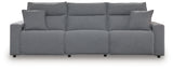 Modmax sectional cushioned seat detail