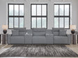 Modmax sectional modular pieces separated showing configuration options