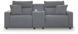 Left-arm facing recliner detail of Modmax II sectional