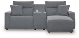Left arm power recliner detail