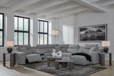 Close-up of Easy View adjustable headrest on Modmax sectional