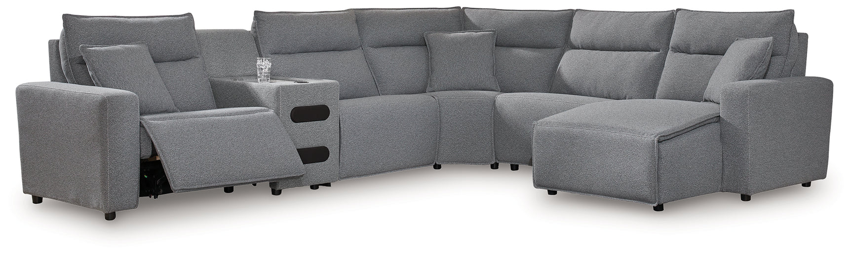 ModMax II sectional showing power reclining function