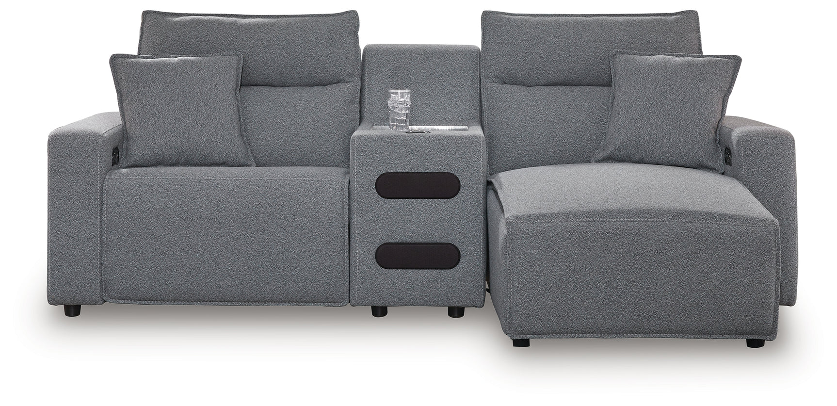 Left-arm facing power recliner detail