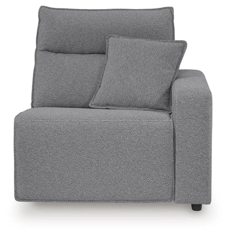 Modmax II Salt and Pepper 8-Piece Power Reclining Sectional with Console - image 2