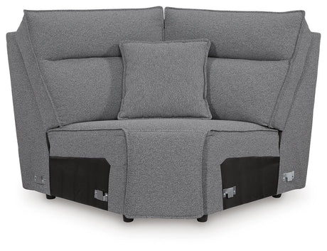 Modmax II Salt and Pepper 8-Piece Power Reclining Sectional with Console - image 10