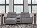 Modmax II sectional side view showing reclining chaise