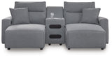 Modmax II sectional left-arm facing power reclining chaise close-up