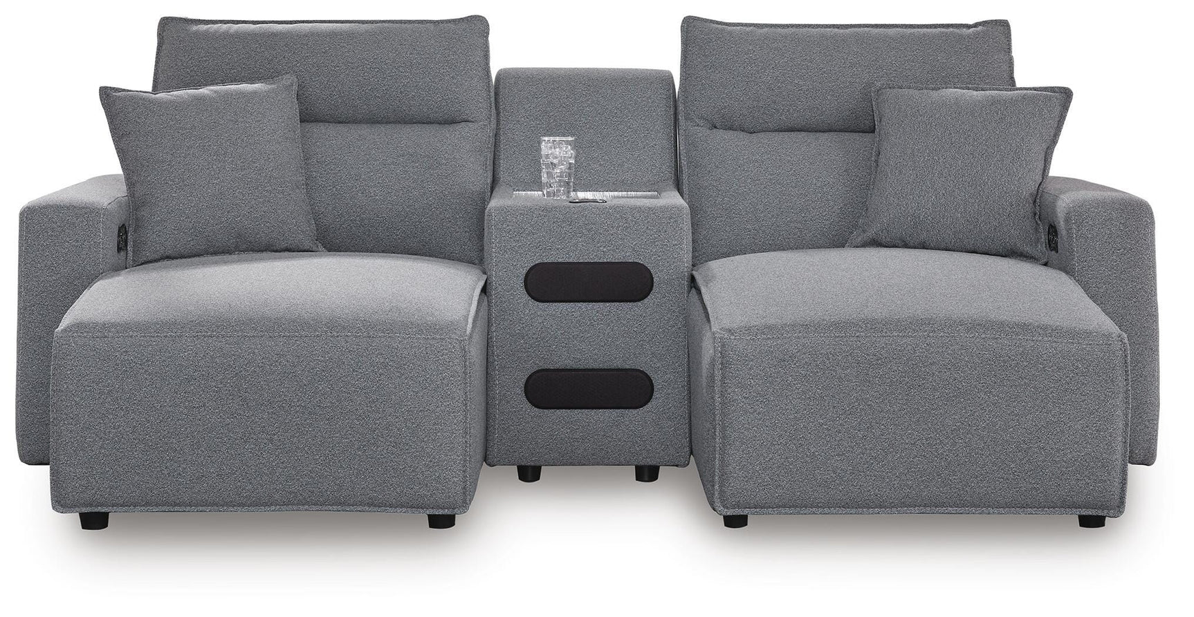 Modmax II sectional left-arm facing power reclining chaise close-up