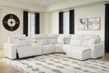 Sectional seating arrangement side view