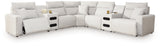 Modmax II sectional showing armless chair and wedge pieces