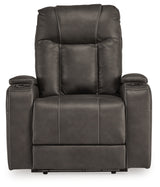 Side angle of Feazada Shadow Power Recliner