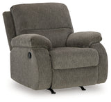 Scranto Brindle Microfiber Recliner chair side view
