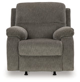 Scranto Brindle Microfiber Recliner chair head-on main view