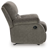 Scranto Brindle Microfiber Recliner chair side view