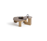 Jinna Gold Coffee with End Table