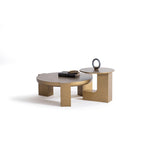 Jinna Gold Coffee with End Table