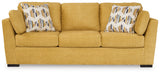 Back angle of loveseat