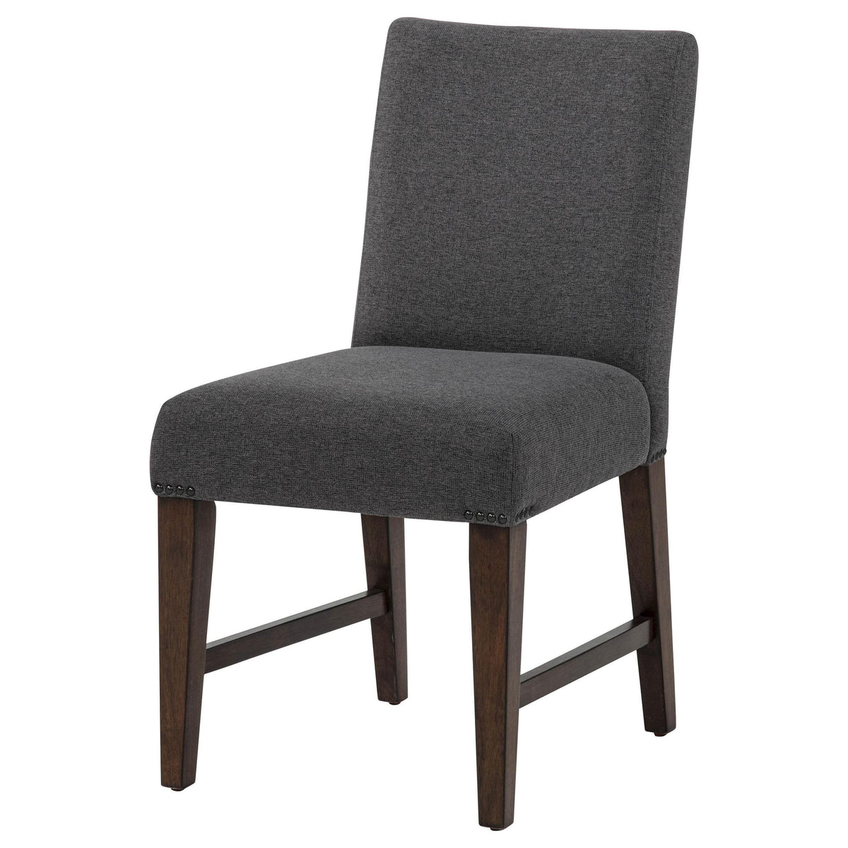 Naser Parsons Dining Side Chair Grey and Dark Walnut (Set of 2) — product image 5