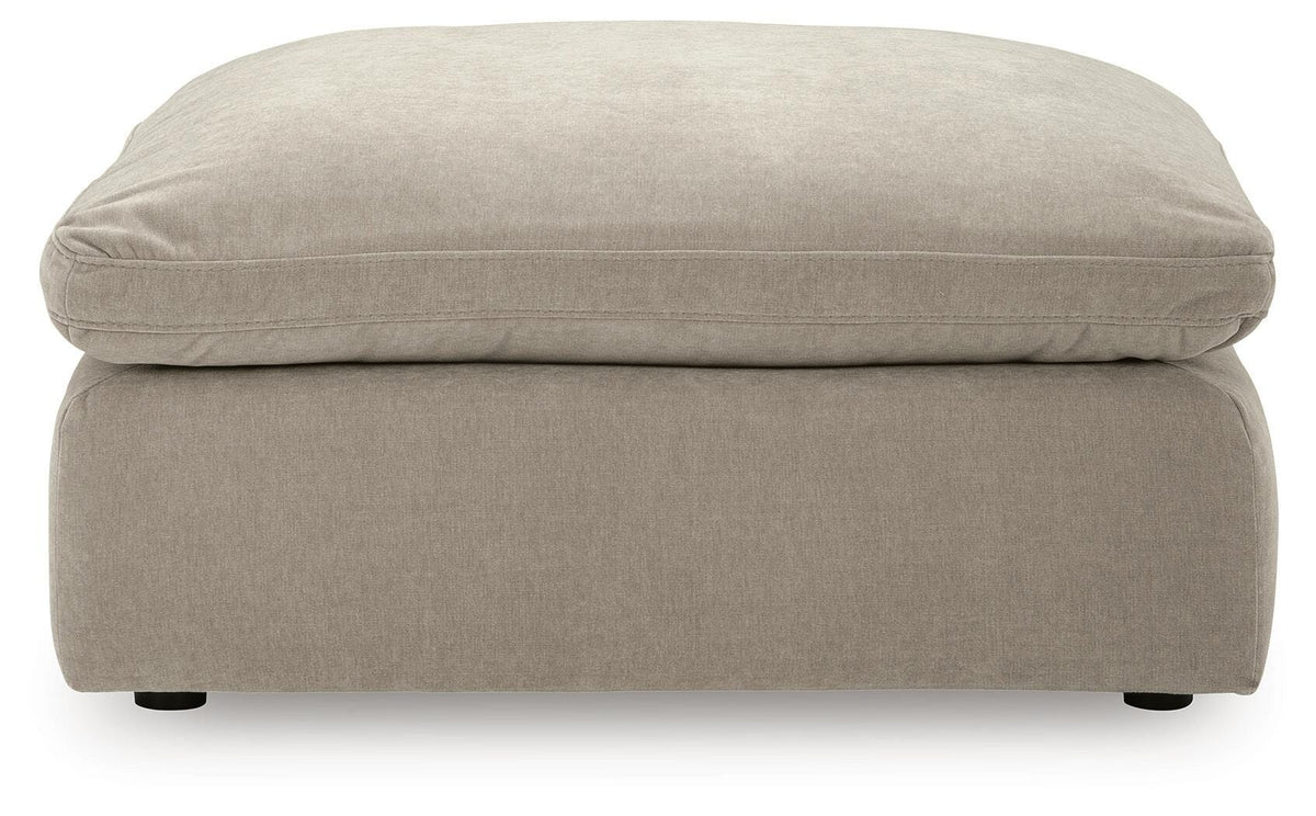 Maxton Heights Pebble Chenille,Velvet Oversized Accent Ottoman view 3