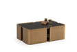 Killua Gold Coffee Table angled top view
