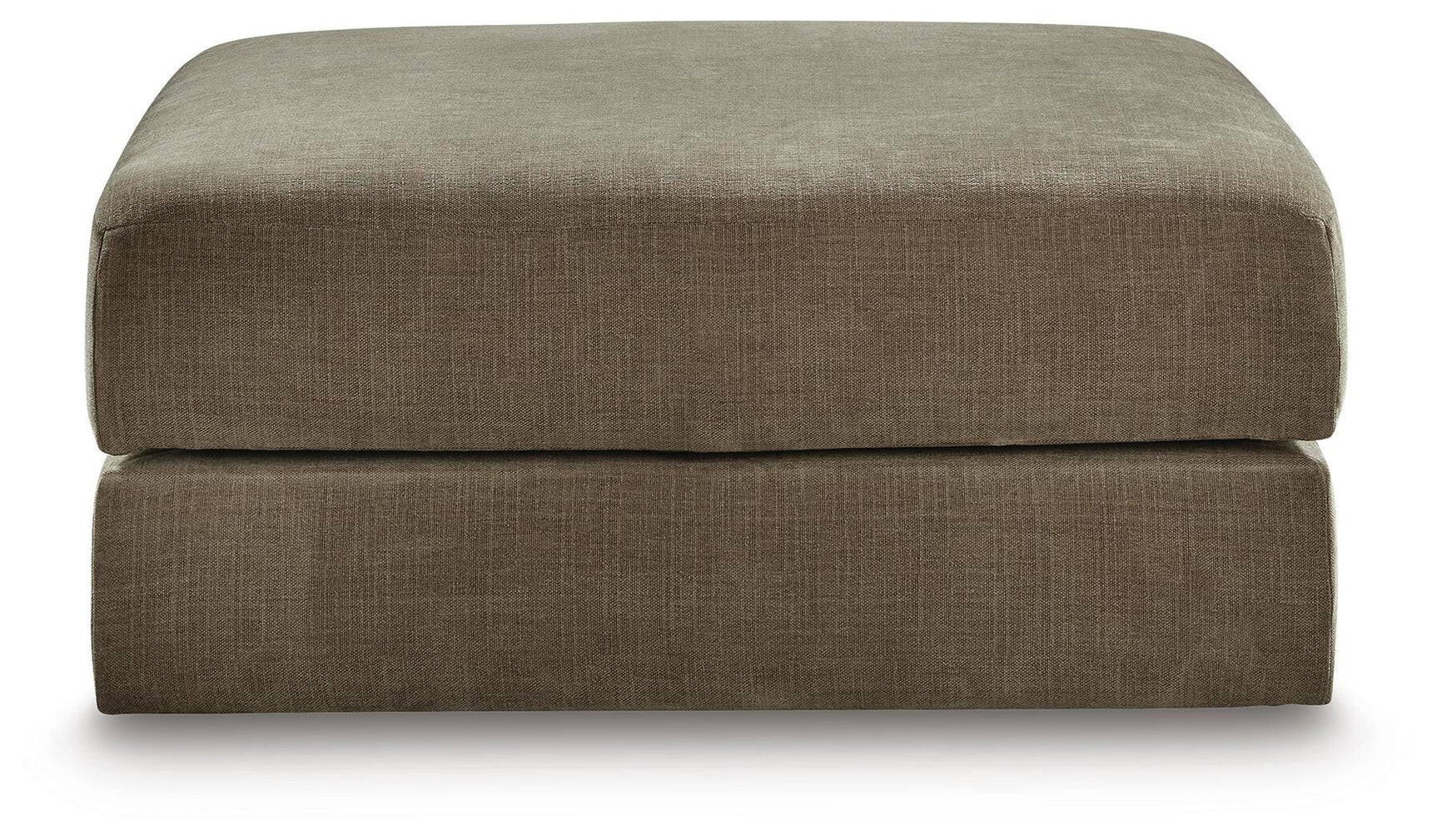 Camellia-Court Coffee Chenille Ottoman With Storage view 3
