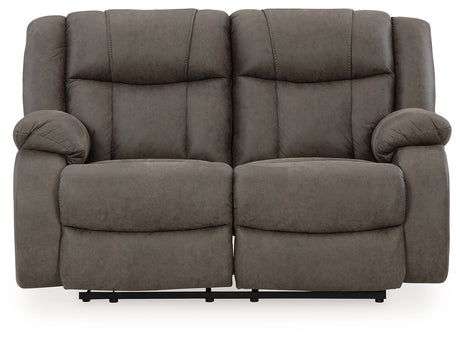 First Gunmetal Base Sofa close up detail