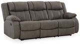 First Base Recliner Sofa side open angle showing recliner