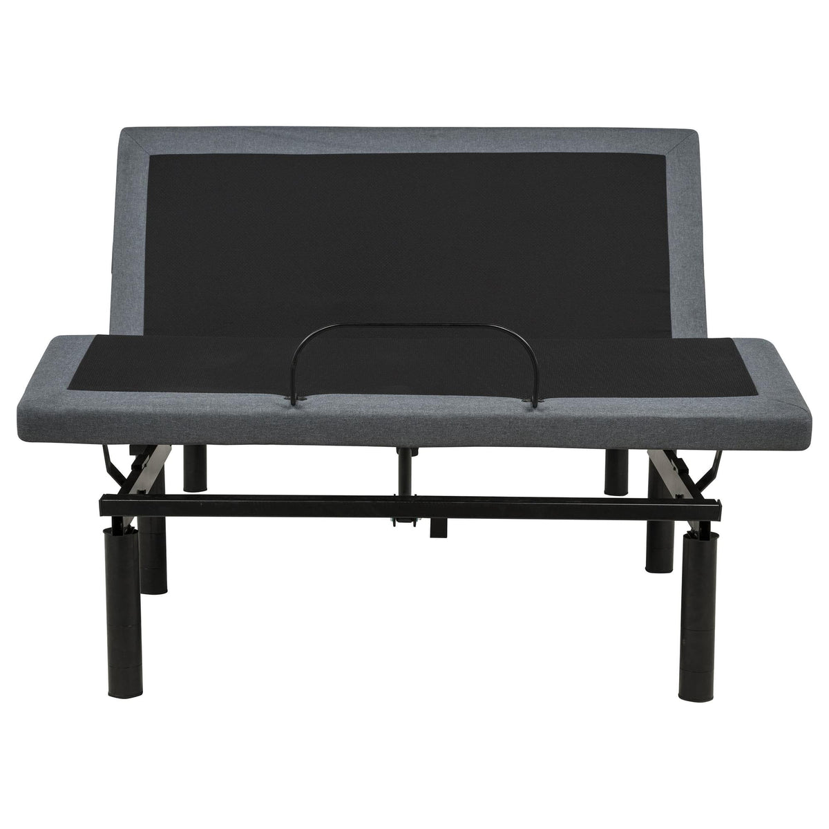 Weston Full Dual-Motor Massage Adjustable Bed Base in Black and Grey — product image 5