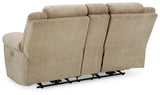 Back view of Tip-Off Power Reclining Loveseat