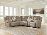 Pearce-Pike Birch 3-Piece Reclining Sectional with Console — product view
