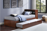 Rowe Dark Cherry Nightstand with drawers in youth bedroom set
