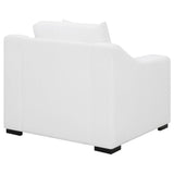 Ashlyn Upholstered Sloped Arm Accent Chair White — product image 7