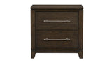Griggs Dark Brown Panel Bedroom Set bed main view