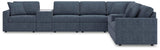 Modmax Ink 8-Piece Sectional with Ottoman — front view