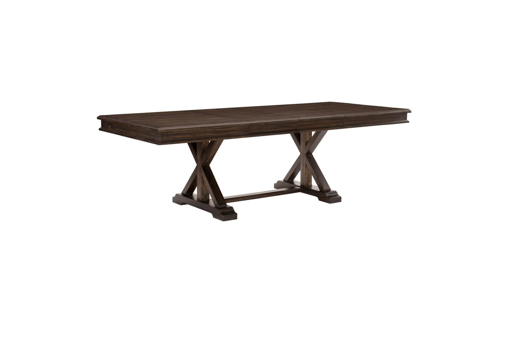 Cardano Charcoal Traditional Solid Wood Fabric Upholstery Seat Rectangular Dining Room Set - Ella Furniture