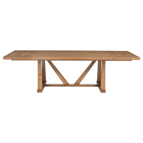 Middleton Natural Brown Extension Leaf Dining Room Set - Table and 6 Side Chairs — product image 4